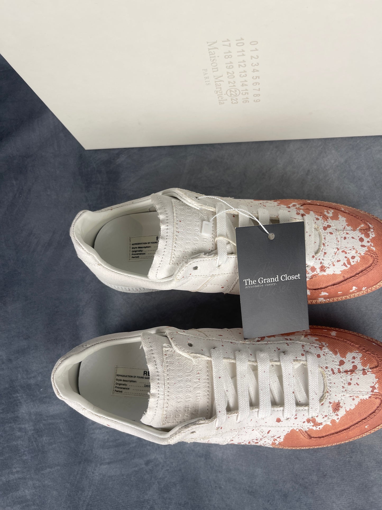 Maison Margiela GAT Sneaker Blush Paint Splatter