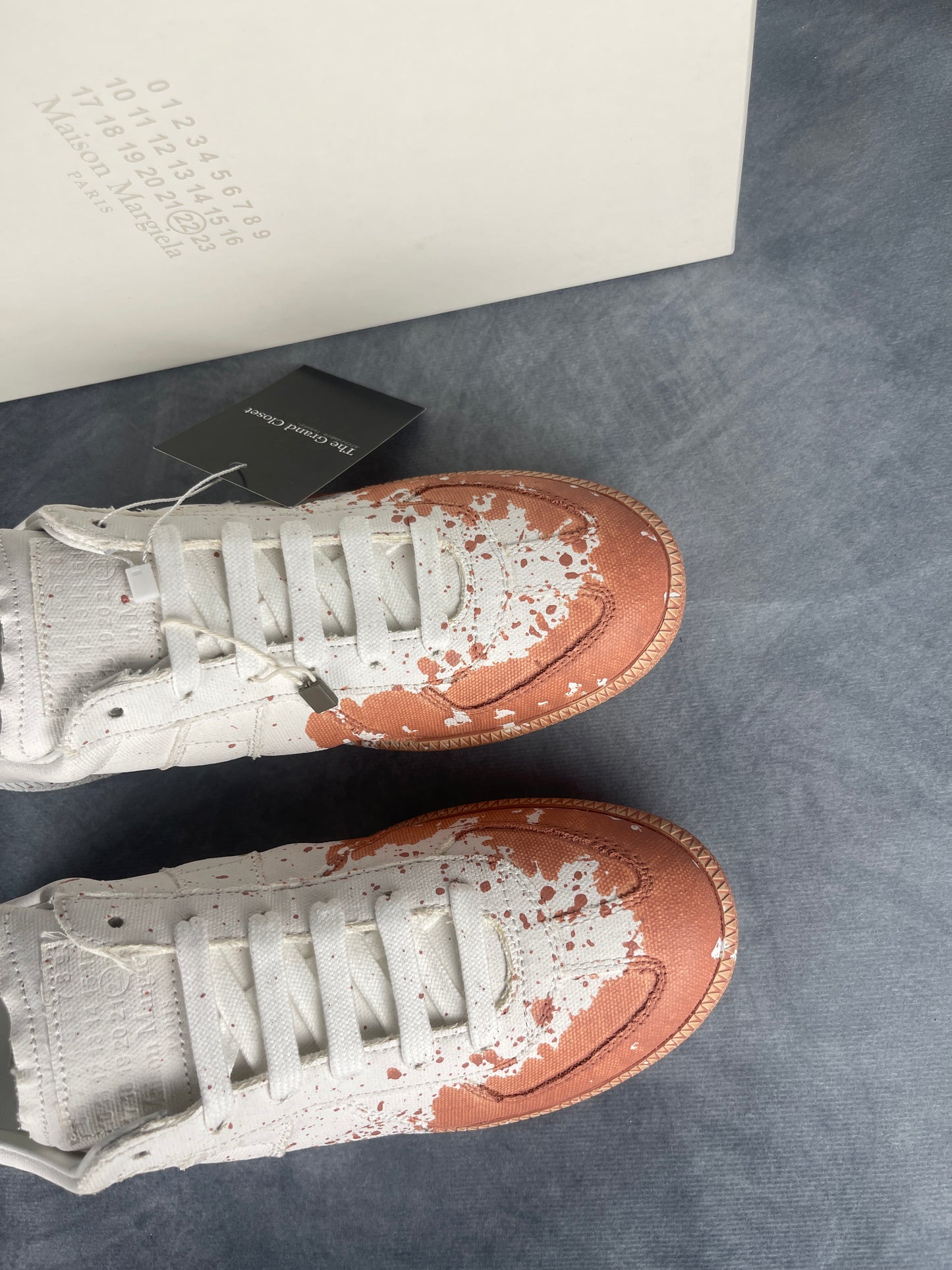 Maison Margiela GAT Sneaker Blush Paint Splatter