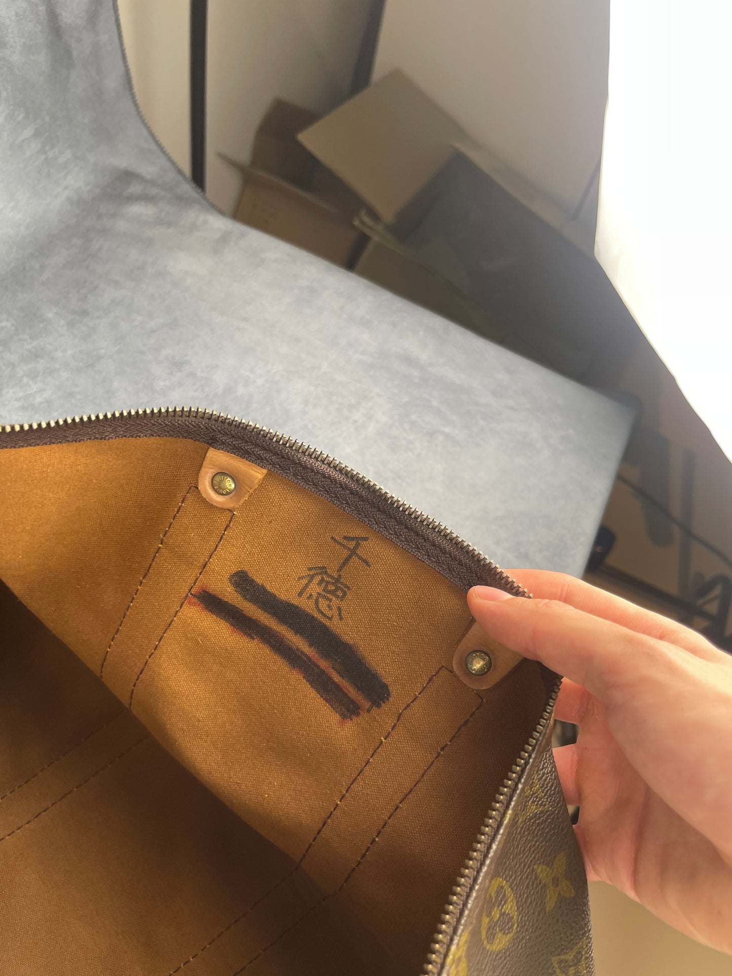 Louis Vuitton Keepall 45 Boston Bag