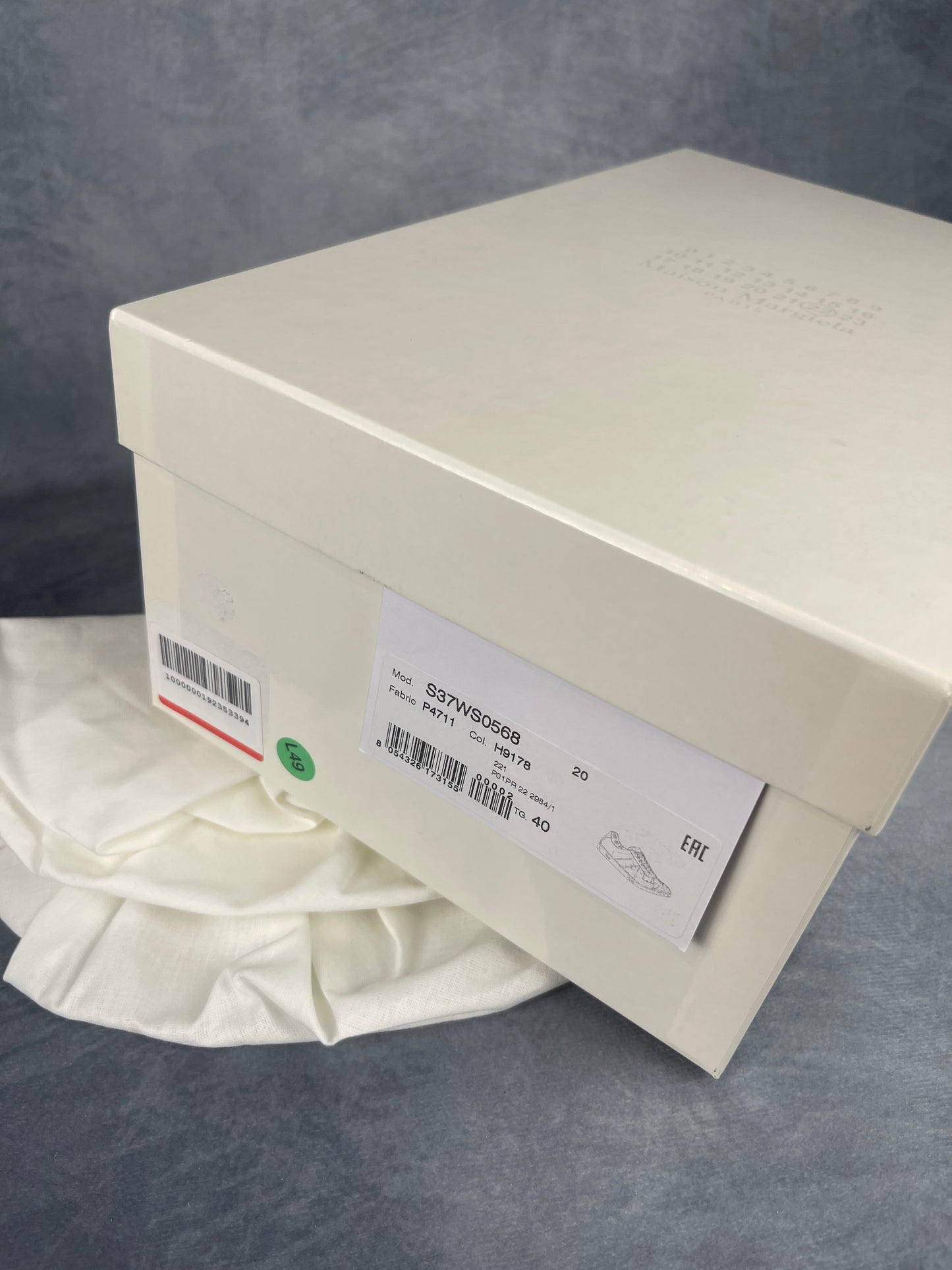 Maison Margiela GAT Sneaker Blush Paint Splatter