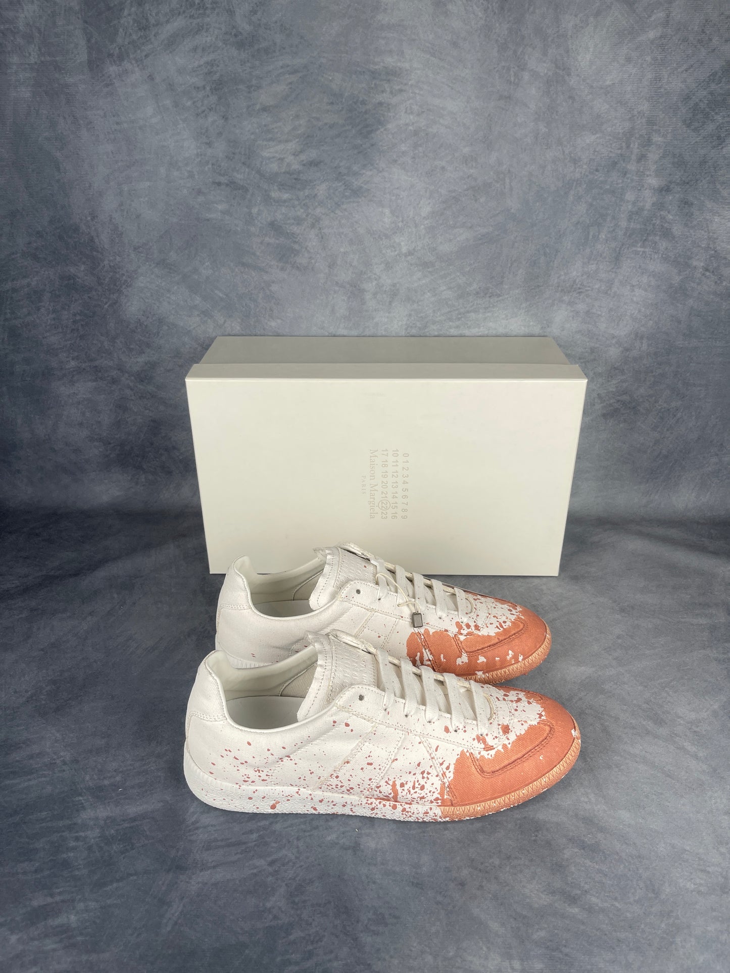 Maison Margiela GAT Sneaker Blush Paint Splatter