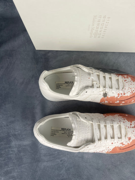 Maison Margiela GAT Sneaker Blush Paint Splatter